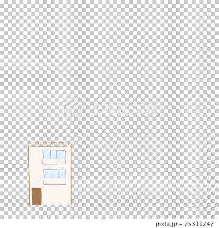 三層樓的建築（建築物的矢量圖） 75311247