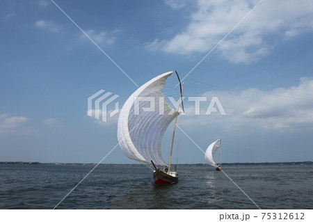 霞ヶ浦の帆引き船 霞ヶ浦の帆引き船 75312612
