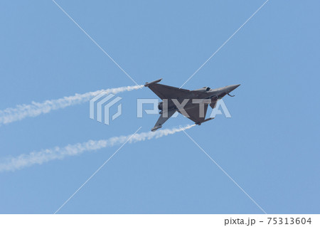 フランス空軍ラファールB背面飛行 フランス空軍ラファールB背面飛行 75313604