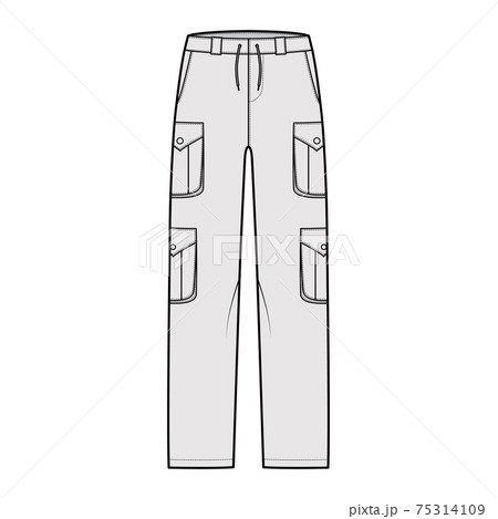 flat pocket cargo pant