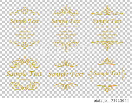Beautiful design frame set 75315644