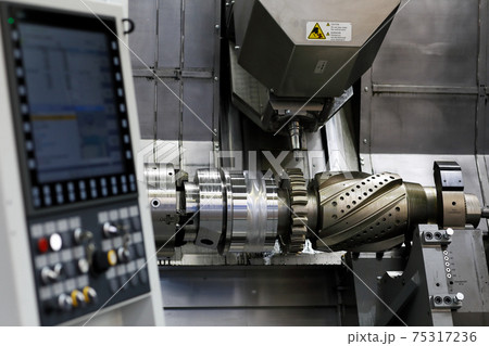 manufacturing process with CNC machining center manufacturing process with CNC machining center 75317236