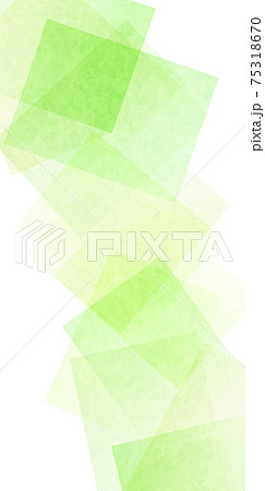 水彩　新緑　和紙　背景  75318670