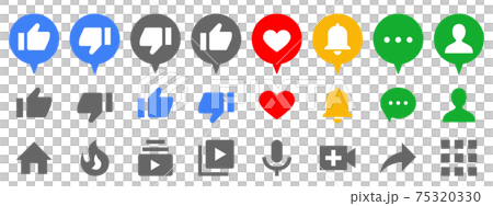 一套SNS圖標 75320330