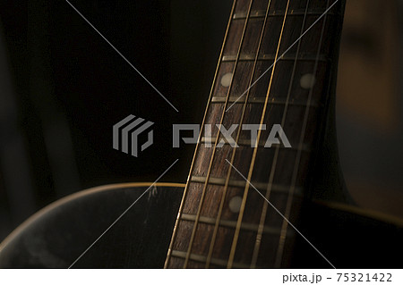 ギターイメージの写真素材