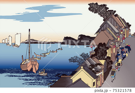 東海道五十三次／神奈川　台之景 75321578