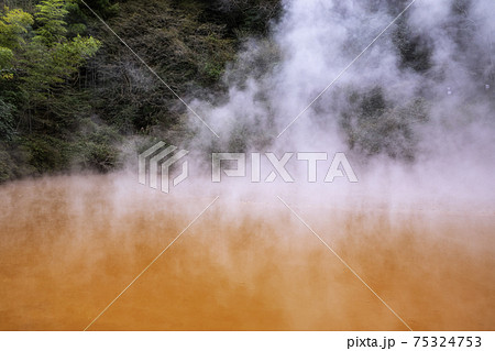 おんせん県 大分の人気観光スポット 別府地獄めぐり 血の池地獄 おんせん県 大分の人気観光スポット 別府地獄めぐり 血の池地獄 75324753