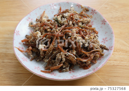 つくしの卵とじの写真素材 つくしの卵とじの写真素材