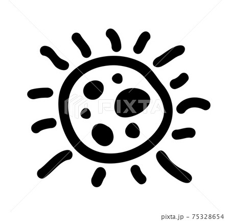 Virus epidemic molecule illustration for creative design 75328654