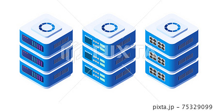 An isometric 3D computer for a crypto server for network 75329099
