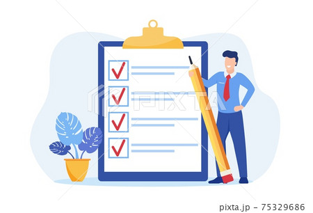 Positive business woman 75329686