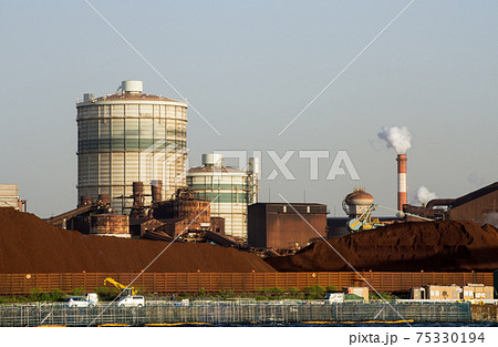 名古屋製鉄所のプラントの景色 名古屋製鉄所のプラントの景色 75330194
