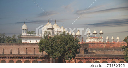 Moti masjid pearl mosque in Agra 75330506