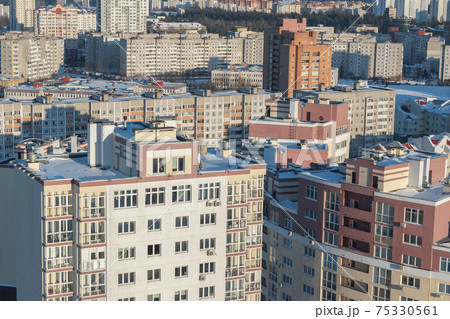 winter and snow Minsk 75330561