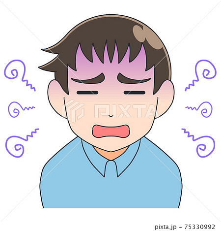 体調不良　男性 75330992