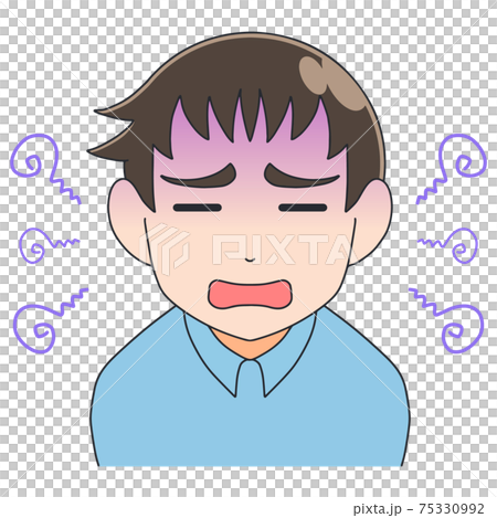 体調不良　男性 75330992