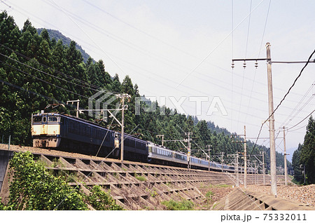 1997年 旧信越本線を行くEF634重連の189系L特急あさま 1997年 旧信越本線を行くEF634重連の189系L特急あさま 75332011