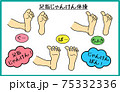 足指のじゃんけん体操 75332336