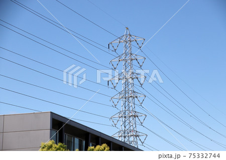 送電線 送電線 75332744