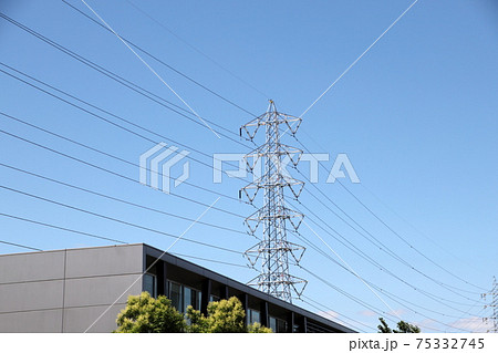 送電線 送電線 75332745