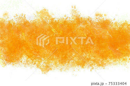 オレンジの筆の跡 オレンジの筆の跡 75333404
