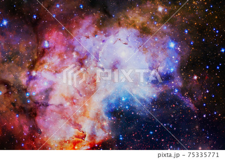 Deep space. Elements of this image furnished by NASA 75335771