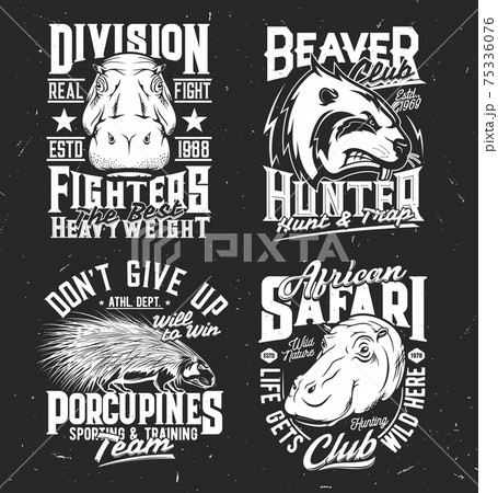 Sport team and hunting club mascot t-shirt print Sport team and hunting club mascot t-shirt print 75336076