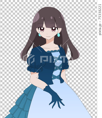 Dress girl brown hair smile 75338221