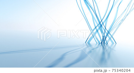 Abstract 3d Background with transparent blue lines on white Abstract 3d Background with transparent blue lines on white 75340204