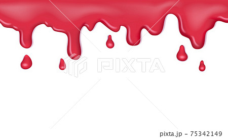 Realistic Detailed 3d Glossy Pink Slime Glitter. Vector Realistic Detailed 3d Glossy Pink Slime Glitter. Vector 75342149