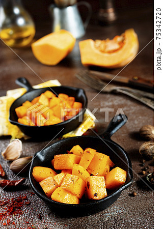 fried pumpkin fried pumpkin 75342720