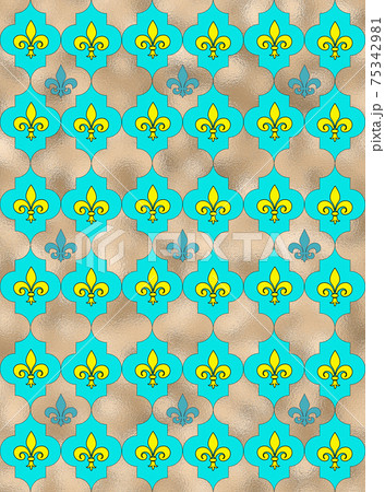 French fleur-de-lis motif French fleur-de-lis motif 75342981