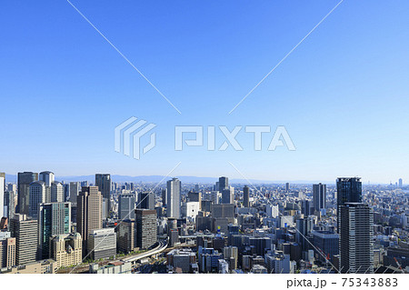 大阪府大阪市 都市風景 梅田 大阪府大阪市 都市風景 梅田 75343883