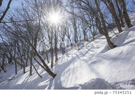 谷川岳雪景色 75345251