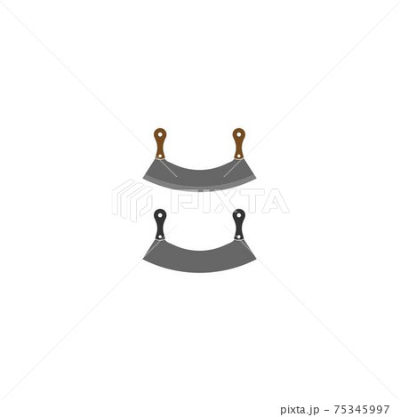 Knife icon logo design vector template 75345997