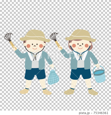 潮干狩り服装 潮干狩り服装 75346361