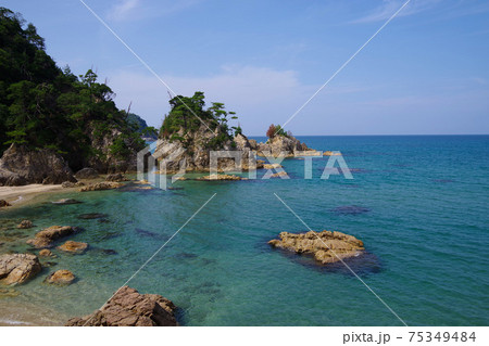 山陰ジオパーク 浦富海岸 東浜の絶景 山陰ジオパーク 浦富海岸 東浜の絶景 75349484