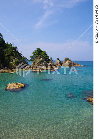 山陰ジオパーク 浦富海岸 東浜の絶景 山陰ジオパーク 浦富海岸 東浜の絶景 75349485