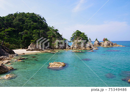山陰ジオパーク 浦富海岸 東浜の絶景 山陰ジオパーク 浦富海岸 東浜の絶景 75349486