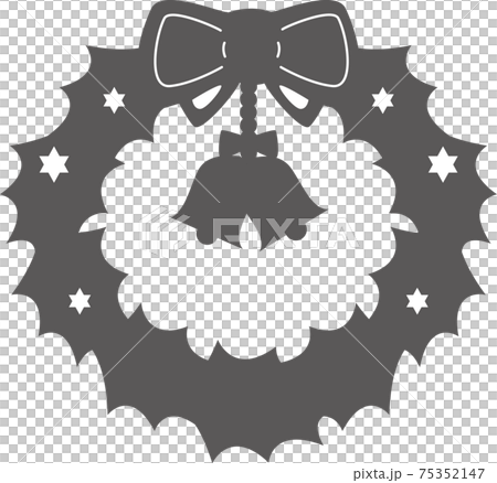 Wreath silhouette 75352147