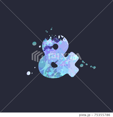 Ampersand Winter season frost design 75355786
