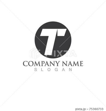 T letter logo and symbol vector image T letter logo and symbol vector image 75360733