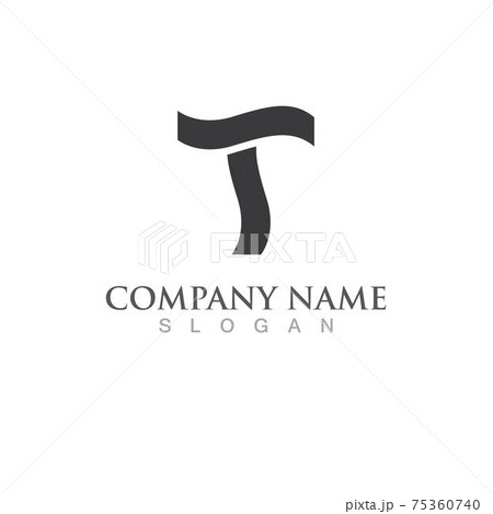 T letter logo and symbol vector image T letter logo and symbol vector image 75360740