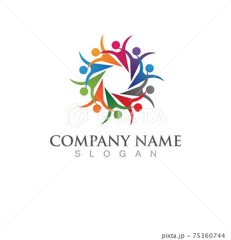 Community, network and social icon Community, network and social icon 75360744