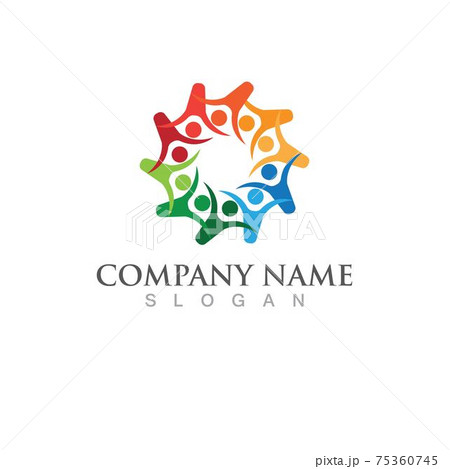 Community, network and social icon Community, network and social icon 75360745
