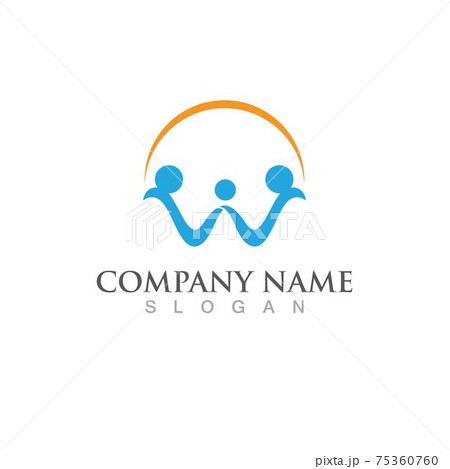 Adoption family care logo vector Adoption family care logo vector 75360760