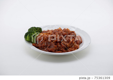 豚肉 野菜 食べ物 75361309