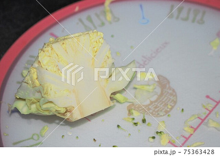 野菜の茎部分の残り 75363428