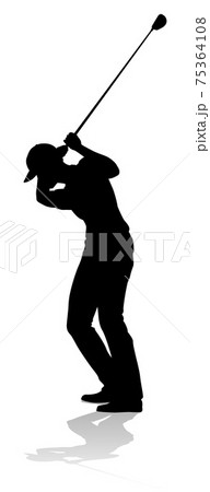 Golfer Golf Sports Person Silhouette Golfer Golf Sports Person Silhouette 75364108