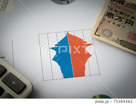 日本の人口ピラミッド 人口構成にみる少子高齢化 超高齢社会 日本の人口ピラミッド 人口構成にみる少子高齢化 超高齢社会 75364362